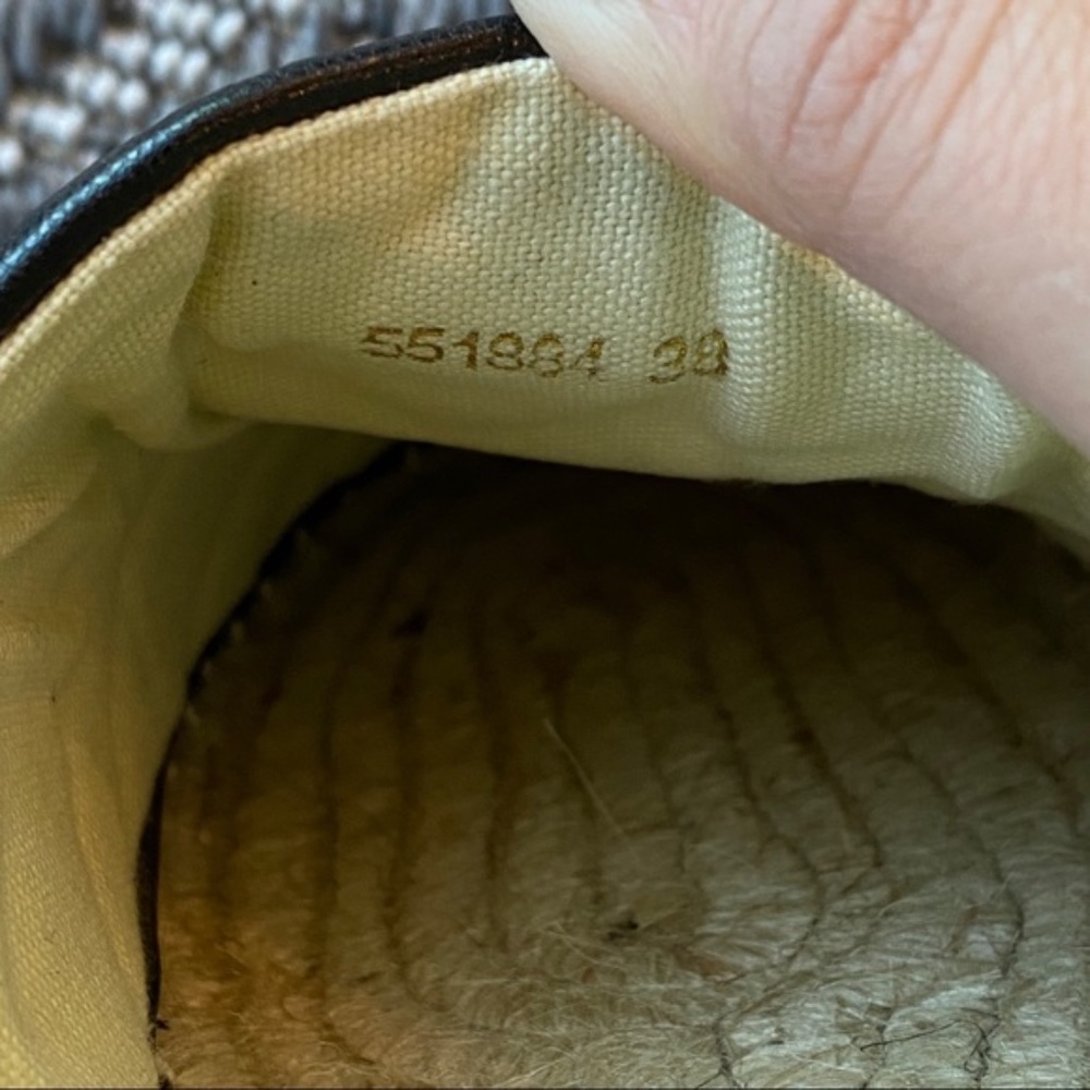 Gucci Black Leather Espadrilles - Picture 6 of 9